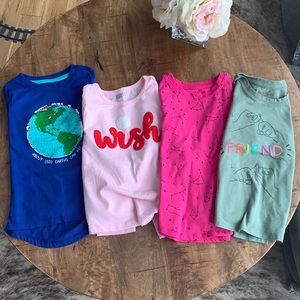 NWOT 4T long sleeved t-shirts